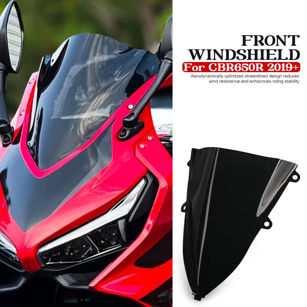 

FOR HONDA CBR 650 R 650R CBR650R 2019-2025 2024 2023 New Motorcycle Accessories Sport Raised Windshield Racing Spoiler cbr650r