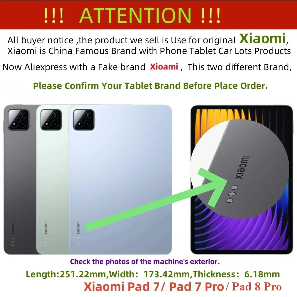 Soft Silicon Case for POCO Pad X1 Tablet Case 11.2 Inch Multi Angle Stand Full Body Protect Shell for Xiaomi Pad 7 8 Pro Cover