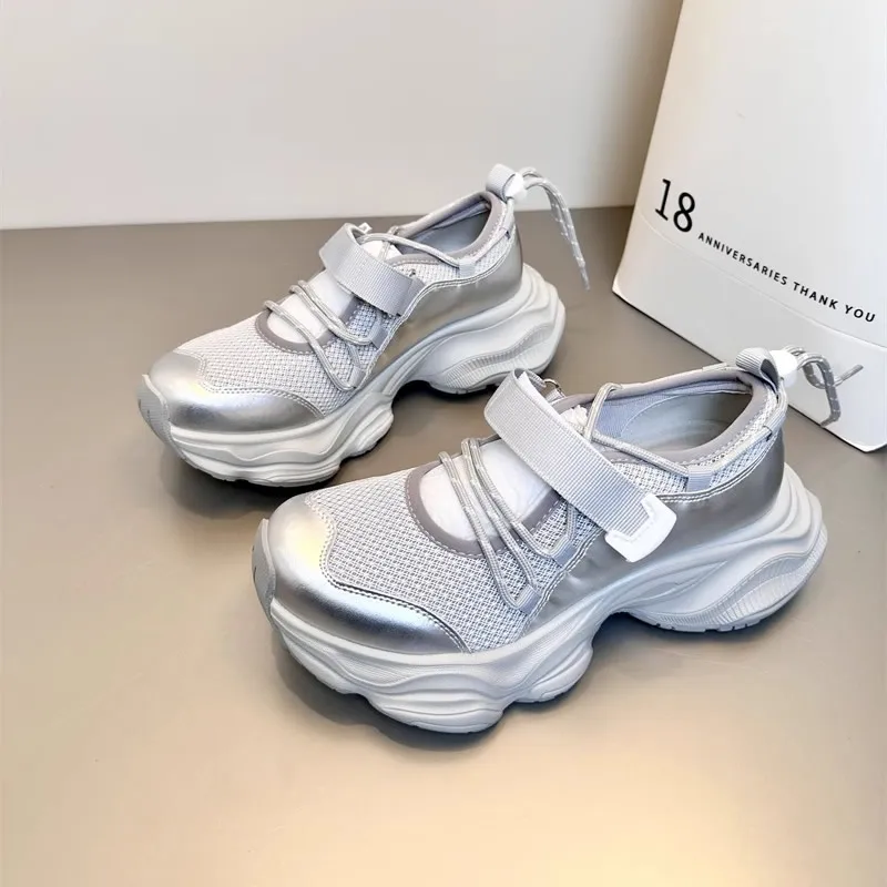 

Summer New Women Sneakers Fashion Hollow Out Round Head Casual Shoes for Woman Comfort Running Shoe Designer Shoes Zapatos Mujer