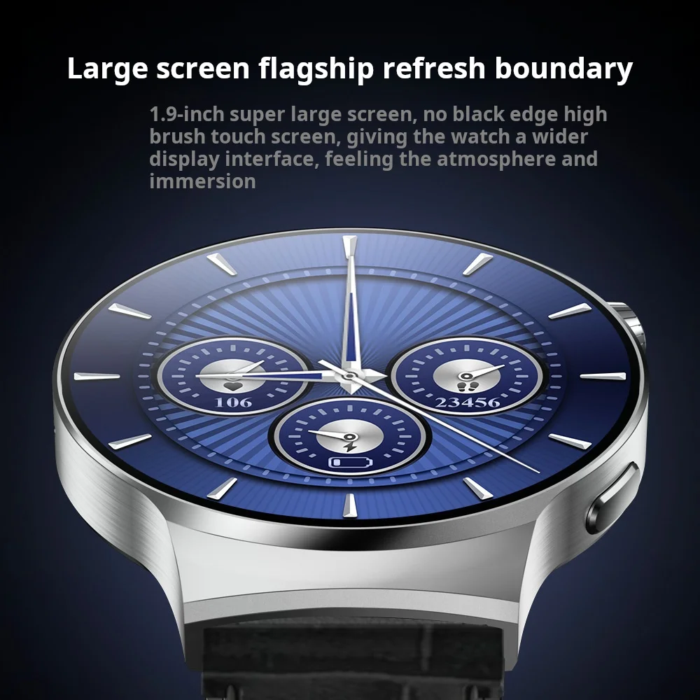 YYHC Smart Watch 1 9 HD Large Screen Bluetooth Call Men s Business Phone Watch New Arrival in Wearable Devices Category