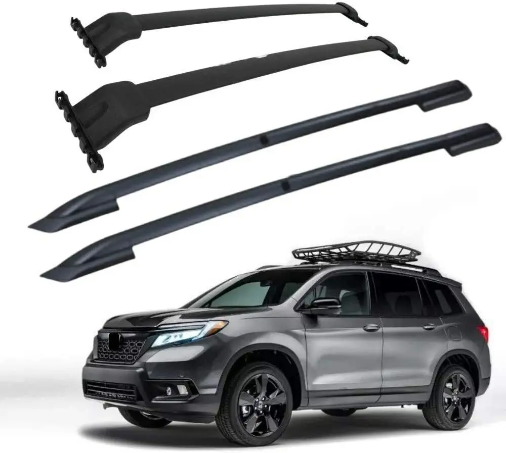 4Pcs Roof Rail Rack Rail Bar Crossbars Fits for Honda Passport 2019 2020 2021