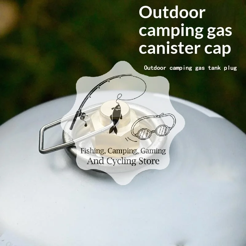 Camping Stove Cap Gas Accessories Flat Gas Tank Anti-leak Plug Liquefied Gas Connection-Line Blocking Cap Gas Tank Cap