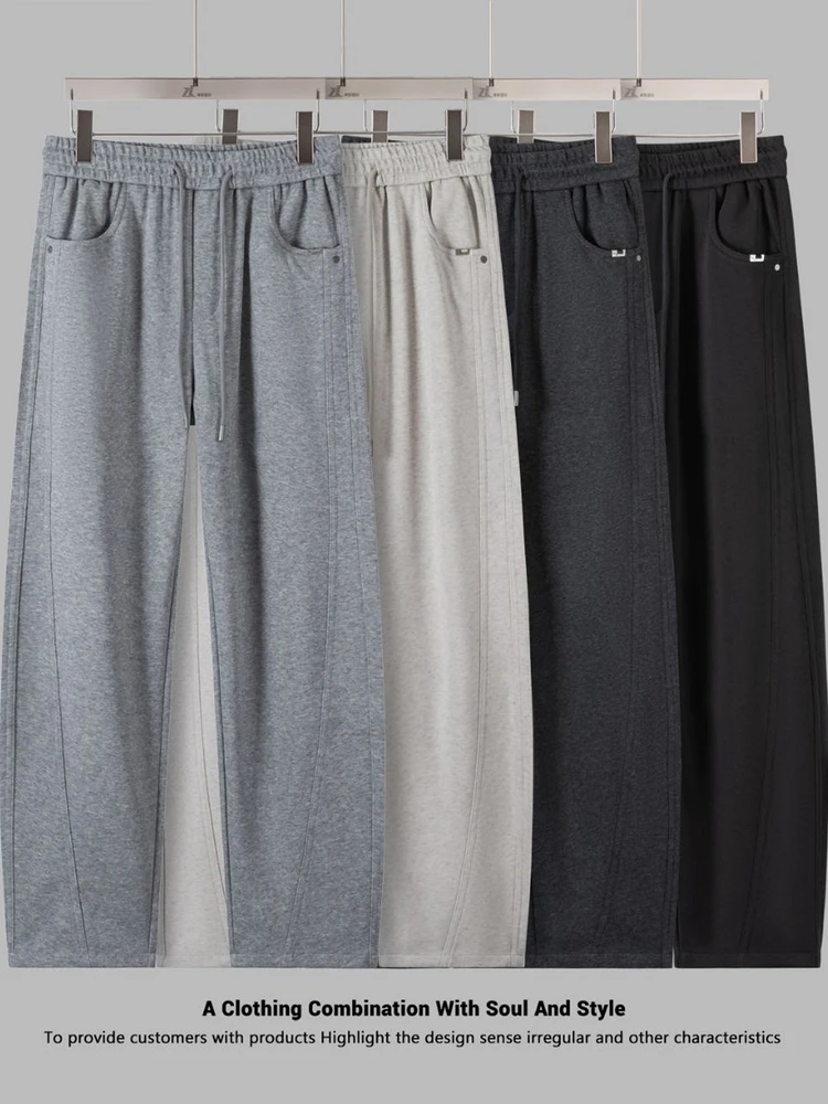 

Мужские повседневные брюки прямого кроя на флисовой подкладке, теплые, с эластичным поясом, осенне-зимние, модные, цветные, для отдыха