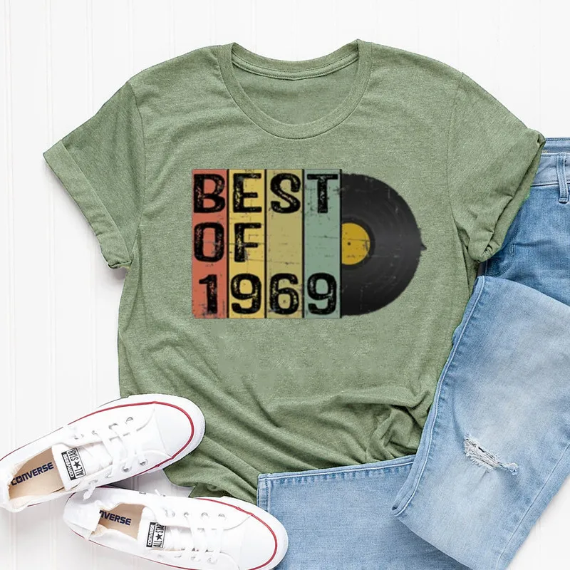 Vintage Best of 1969, 52nd Birthday Shirt, Shirts For Him Her, Gift For Women Men, Retro 52 Birthday Party TShirt