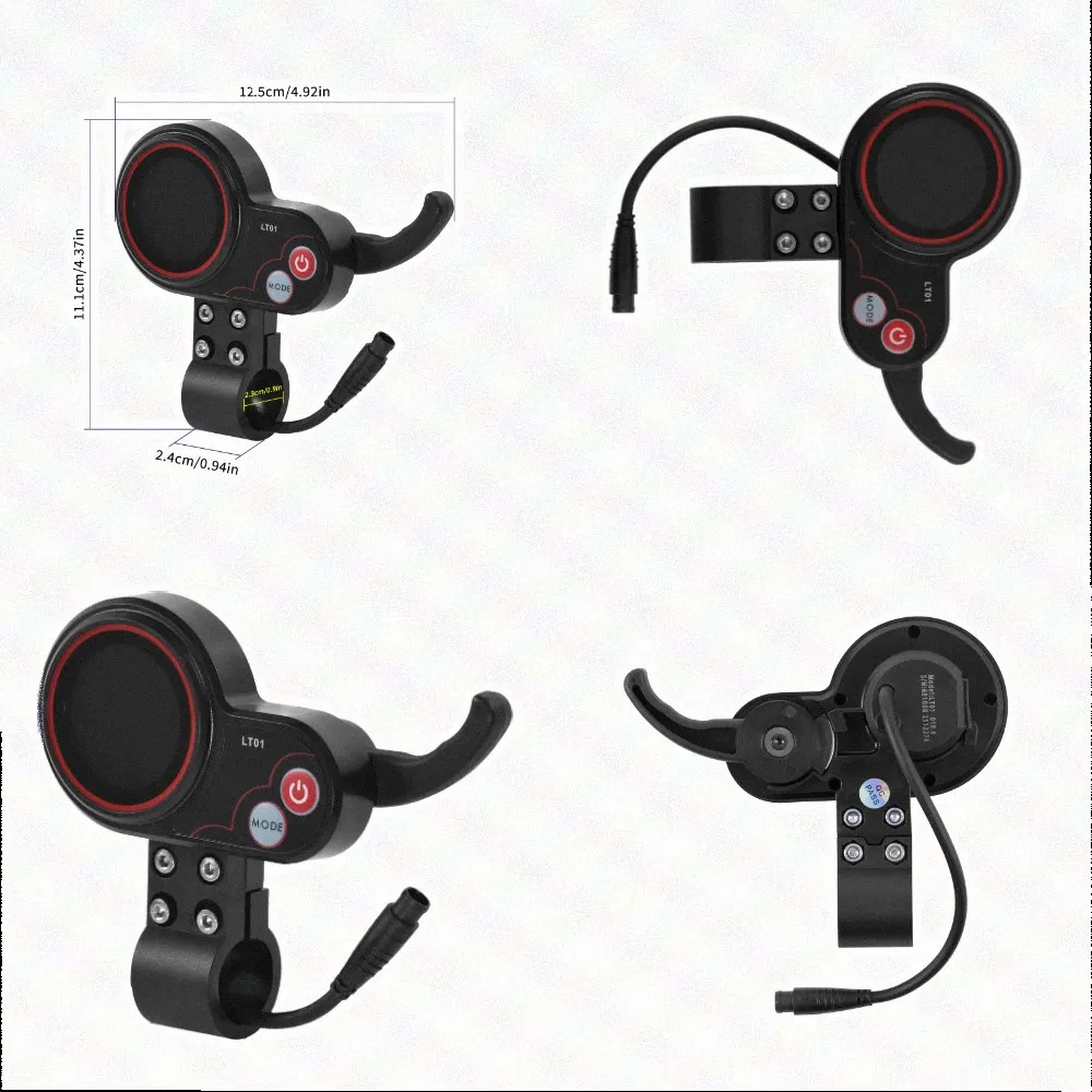 For kaabo For mantis 8 and For mantis 10 Dashboard Display Meter Supporting 36V 60V Operation and LT01 Protocol