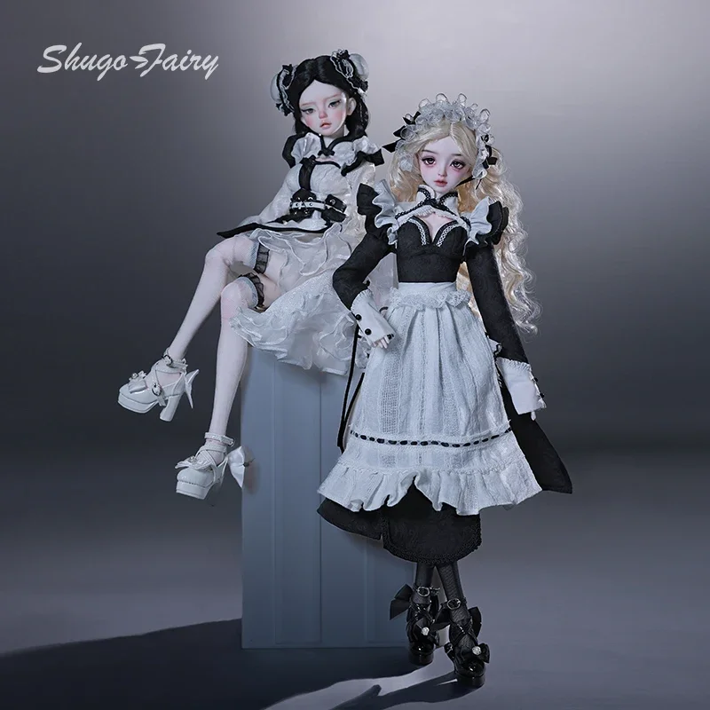 ShugaFairy Bunton Bjd Doll 1/4 Huagao Anime Toy Joint Body DIY Girls Gift Anime Doll Blythe Movable BJD Costume Designer Faceup