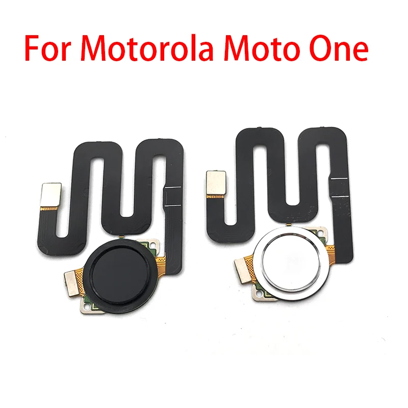 For Motorola Moto One Vision Action Hyper Macro Fusion Plus Fingerprint Sensor Home Return Key Menu Button Flex Cable