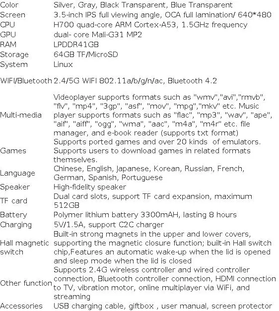 Anbernic Rg35xxsp Portable Retro Handheld Game Console Linux_voghion.com