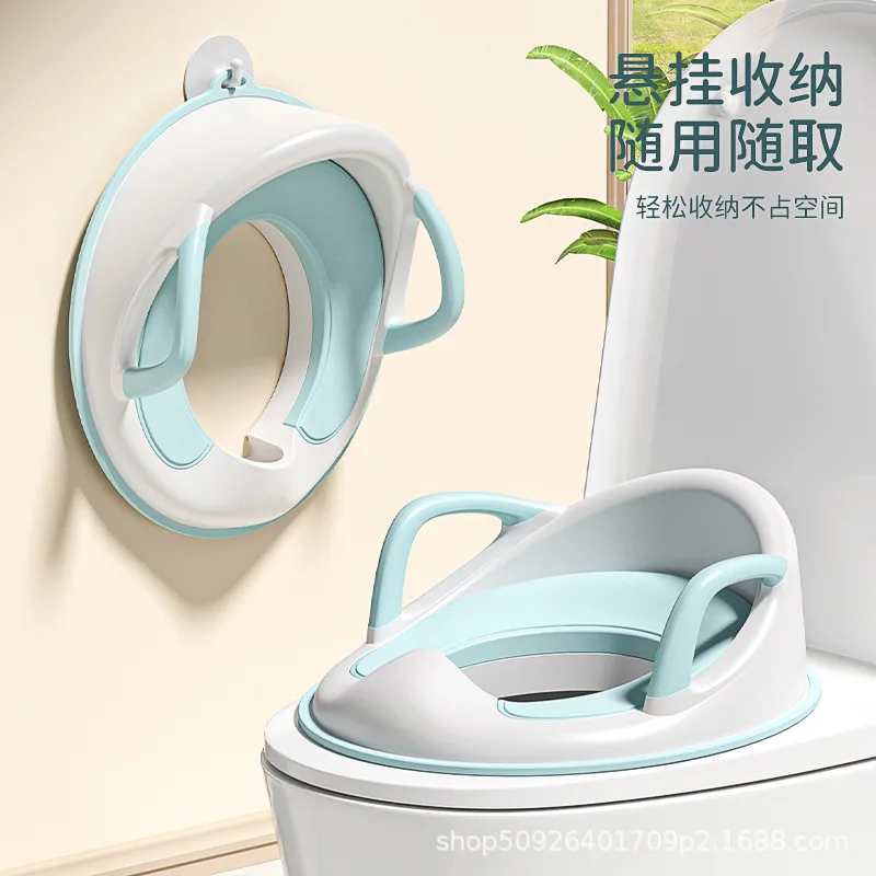 Children's Toilet Seat Step Rack for Baby Boys and Girls Covered with Stairs for Children To Sit On