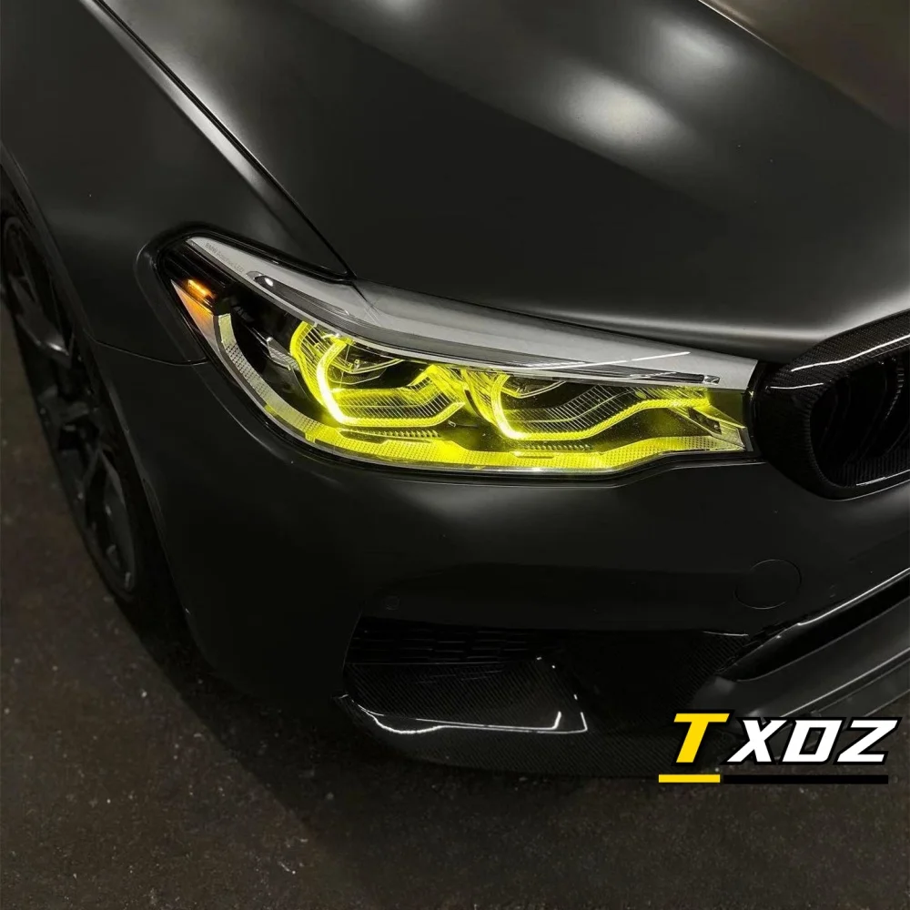 CSL G30 Blue DRL Yellow Angel Eyes For 2017 2018 2019 BMW G32 GT F90 M5 520i 530i 540i Adaptive LED Headlight Red Daytime lights