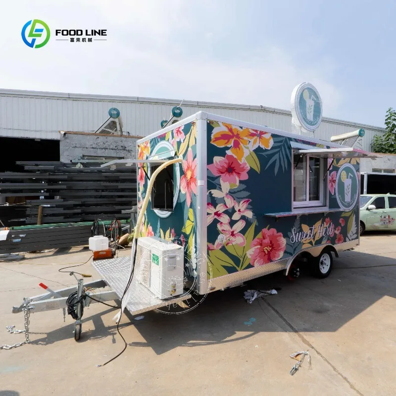 13ft Trade Assurance Food Trailer with Full Equipment Fit in USA Standard with Vin Number and Dot