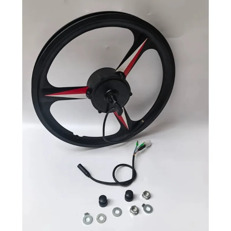 20 26 inch magnesium alloy three cutter wheel forward brushless lithium electric  bike variable speed disc brake rear motor 48V