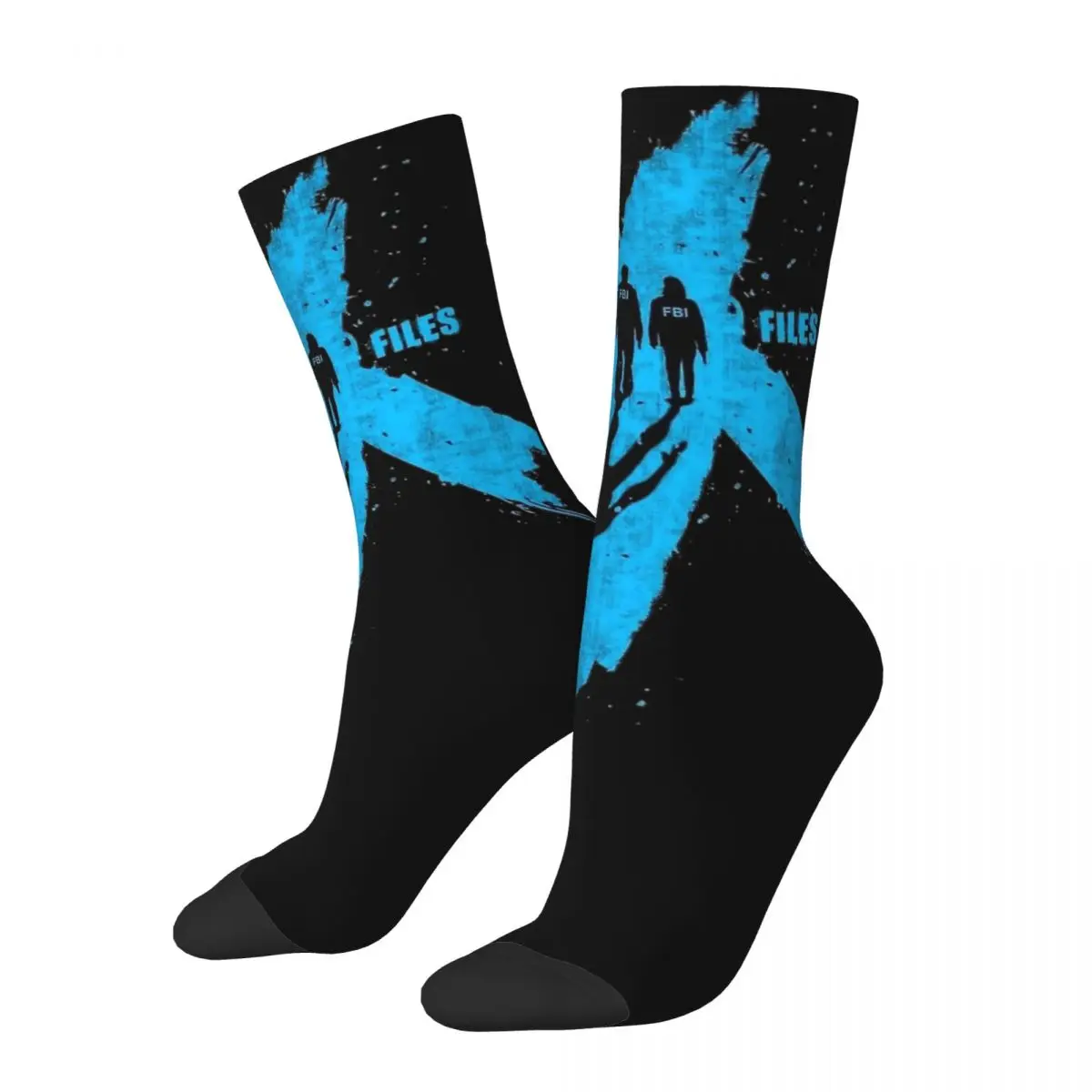 Calcetines casuales para hombre y mujer, medias de alta calidad, serie de TV, accesorios, x-files, lindos, todas las estaciones