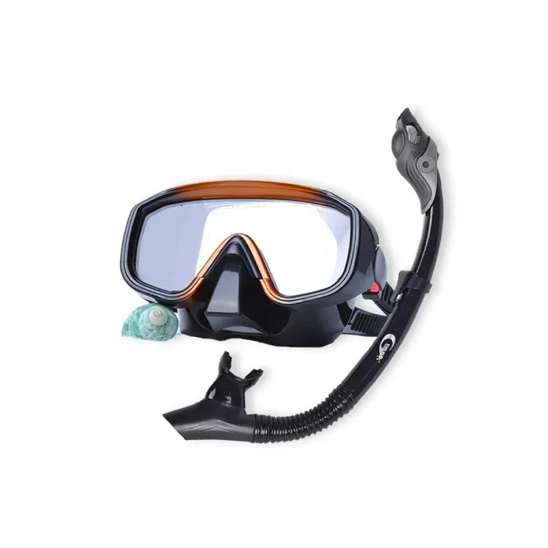 

Tempered glass diving goggles diving mask full dry new equipment snorkeling mask swimming frog mirror diving equipment
