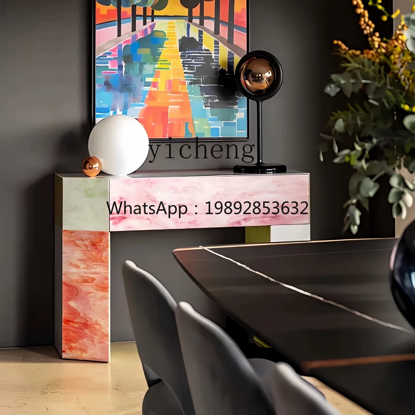 

gz- minimalist entrance cabinet storage entry foyer cabinet modern minimalist living room glass medieval partition decoration