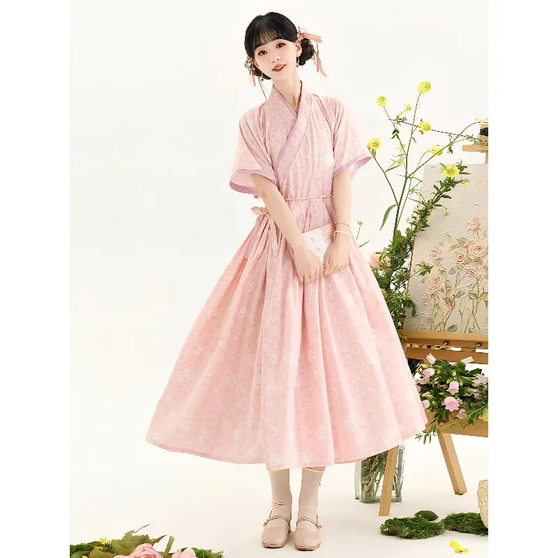 

Improved Han Element Dress Daily Chinese Style Fresh Elegant Summer Women Dress