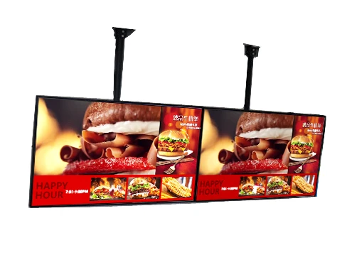 43inch 700nits Digital Menu Advertising Wall Hanging LCD Display Menu Board Restaurant