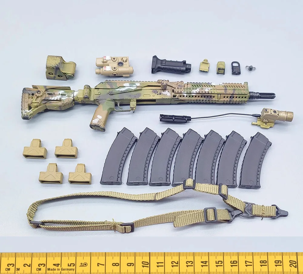 1/6 EASY&SIMPLE ES 26071R The Russian Man Soldier Main Weapons AK105 Toys Model Clips Sling Not Real For 12