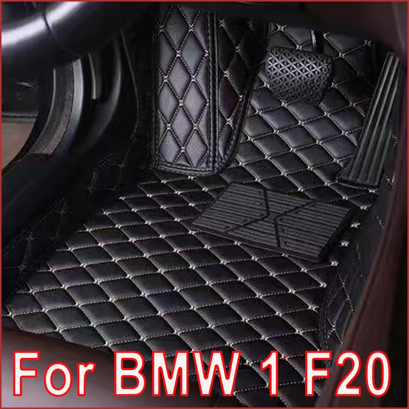 Car Floor Mats For BMW 1 F20 116i 118i (Four Doors) 2012 2013-15 2016 2017 2018 Auto Foot Pads Carpet Cover Interior Accessories