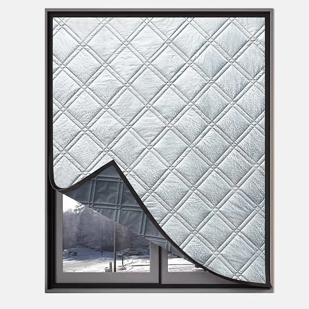 Insulated Graphene Curtain for Winter For Windows 120 cm x 120 cm 150 cm x 150 cm Thermal Draft Stopper Blanket
