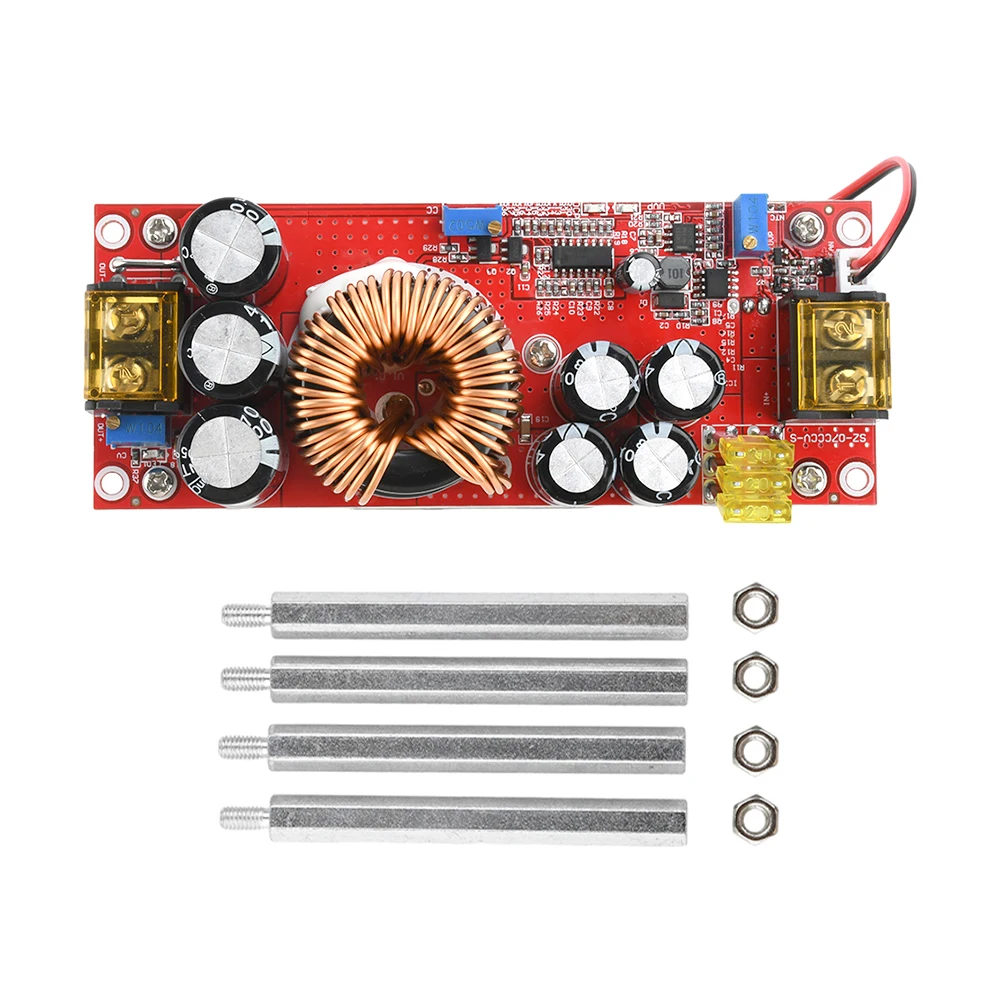 1800W 40A DC-DC Step Up Power Supply Module 10-60V To 12-90V Boost Converter Adjustable Voltage Charger