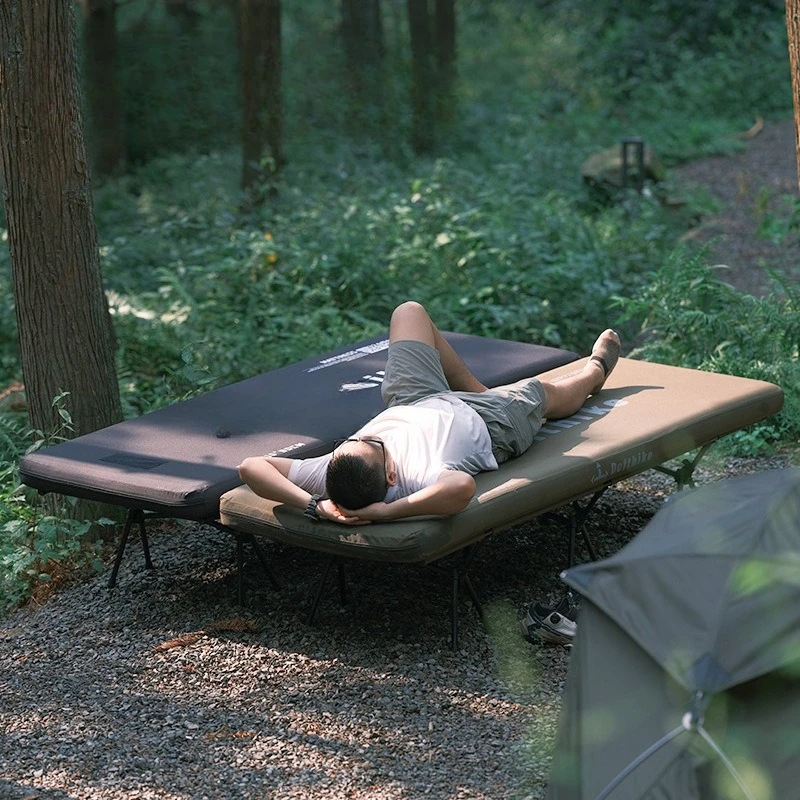 

Cloud suspension bed, outdoor camping high elastic brushed inflatable mattress