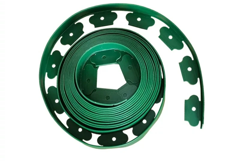 L-shaped 3mm Thick Grass Stone Barrier Edging with Nails, Green/black/grey/brown Flower Bed Border, Height 5-10cm