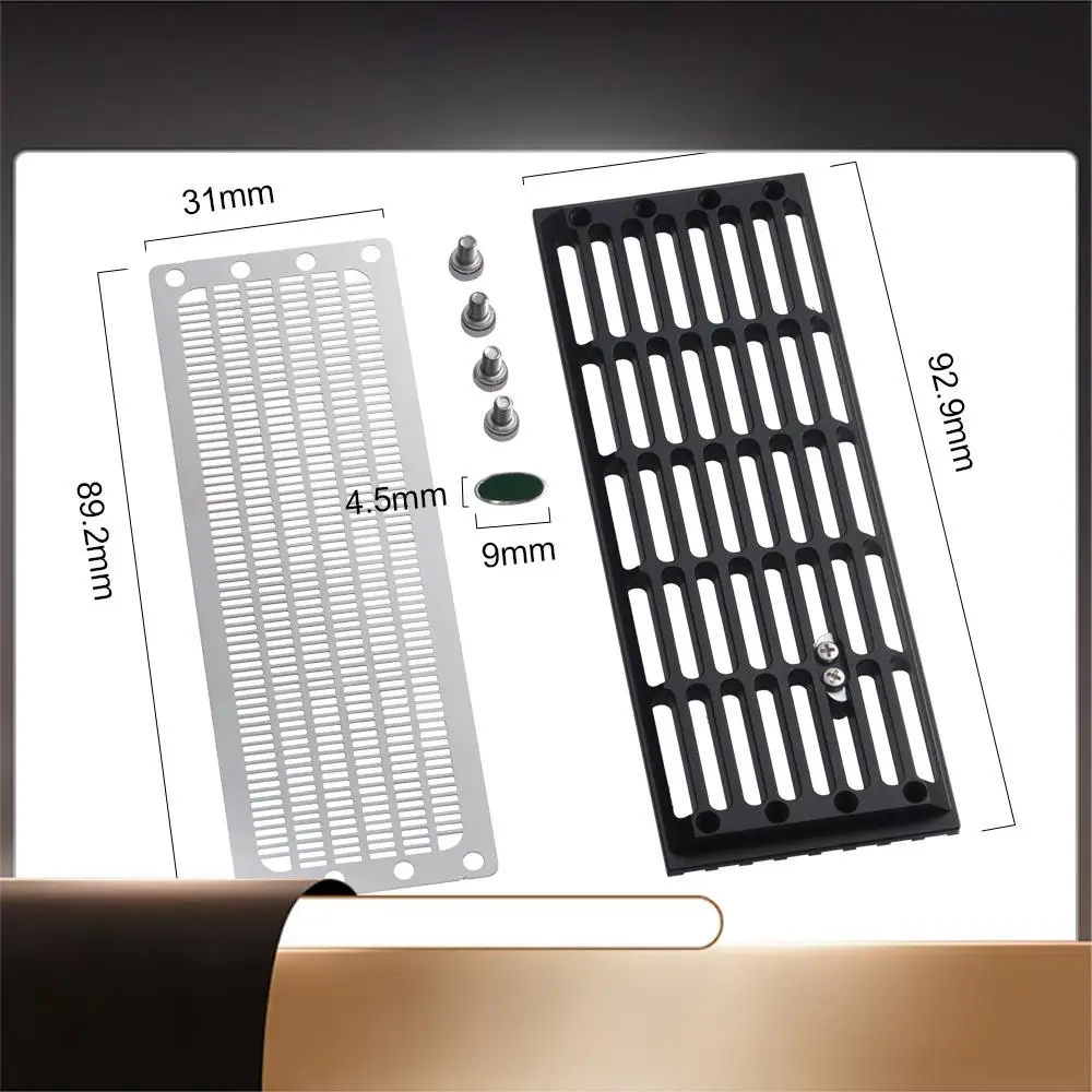 

Metal Air Intake Grille Front Water Tank Cooling Net For Traxxas TRX-4 TRX4 Defender 1/10 RC Crawler Car Upgrade Parts-N35R