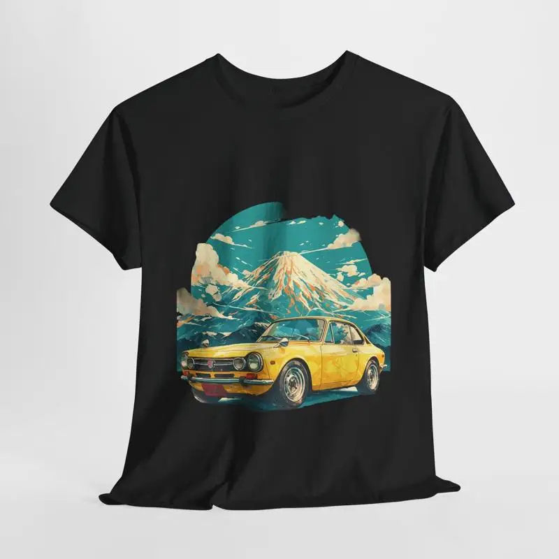 

Футболка с автомобилем Datsun 120Y, футболка унисекс из плотного хлопка