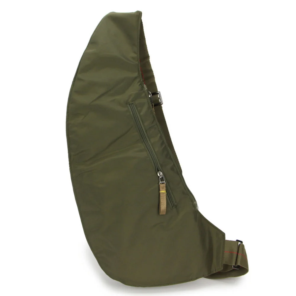 Mochila individual de nailon para hombre, bolsa cruzada de pecho, militar, de asalto, de viaje, impermeable, de mensajero