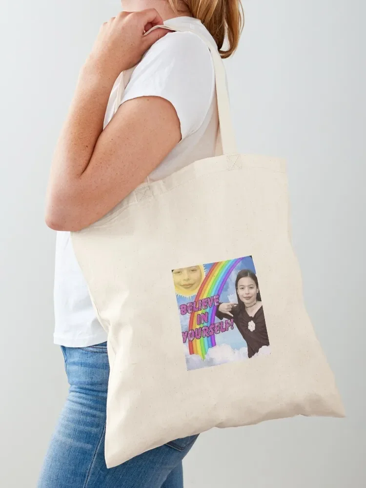 Miranda Cosgrove Believe in yourself Tote Bag shopper bag woman Candy bags Tote Bag