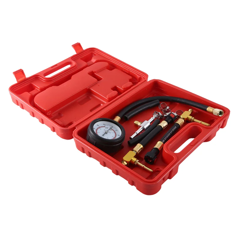 

ABVT-Fuel Pressure Gauge Fuel Injection Oil Pressure Gauge Pressure Detection Gauge Universal Auto Repair Detector