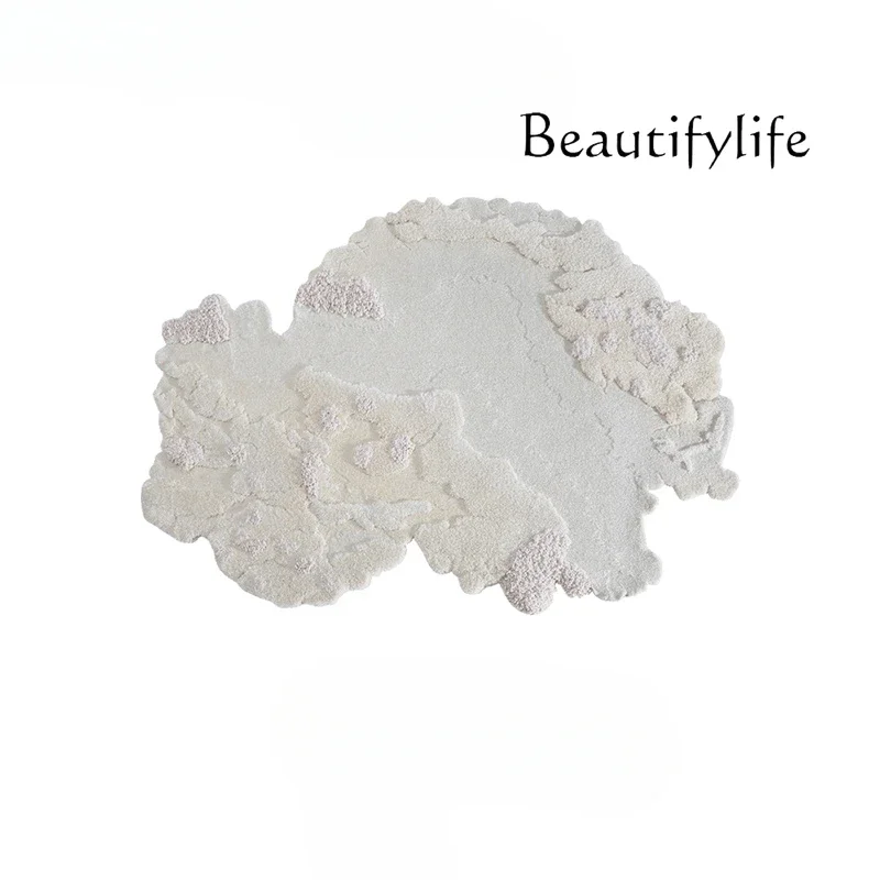 New Chinese high-end irregular carpet | Living room special-shaped wool heavy industry haute couture bedroom blanket