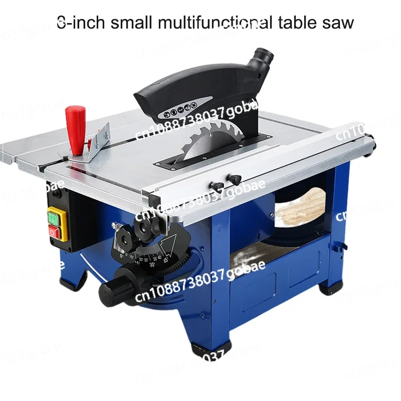 8 Inch Sliding Table Saw 220V Electric Woodworking Dustproof Cutting Machine Multi-Function Angle Adjustable  Wooden Saw