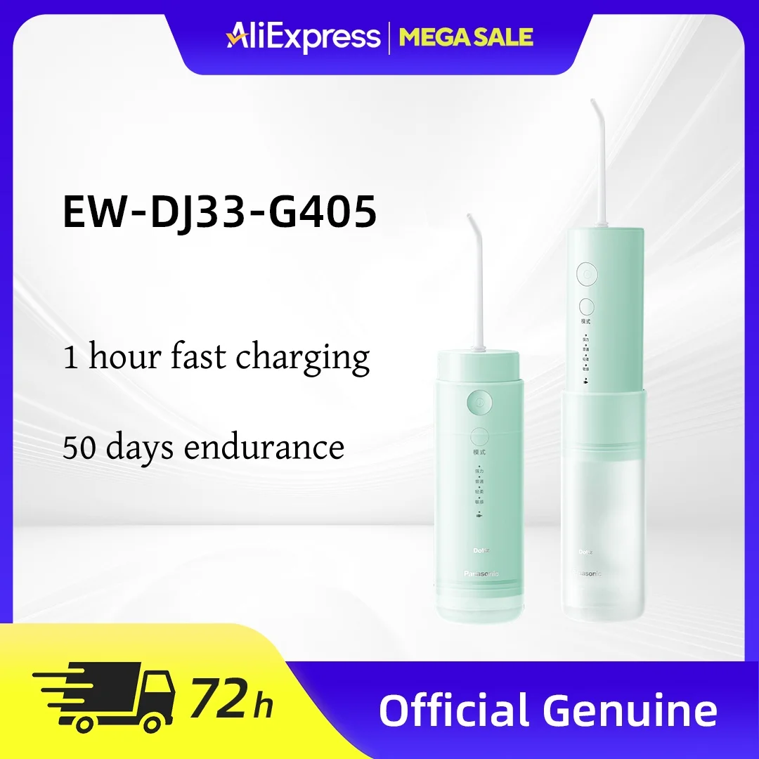 

Panasonic Dental Flosser-4 Modes-High Frequency Pulse Scaler-Portable Oral Rinser Dental Water Flosser Rechargeable