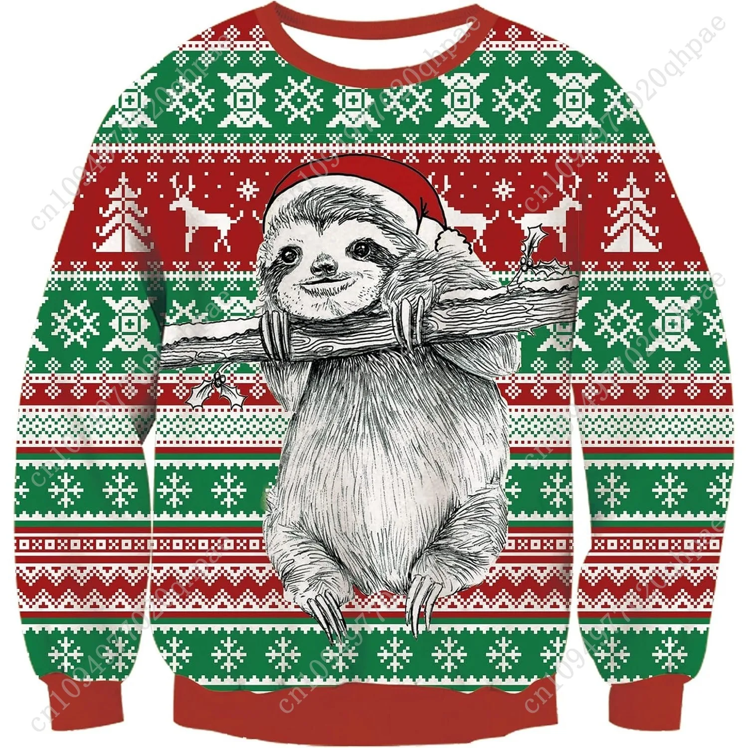 TUONROAD 7-14 سنة الفتيان والفتيات سترة عيد الميلاد القبيحة ثلاثية الأبعاد مطبوعة عطلة الشيطان كلوز البلوز للأطفال بلوزات #6