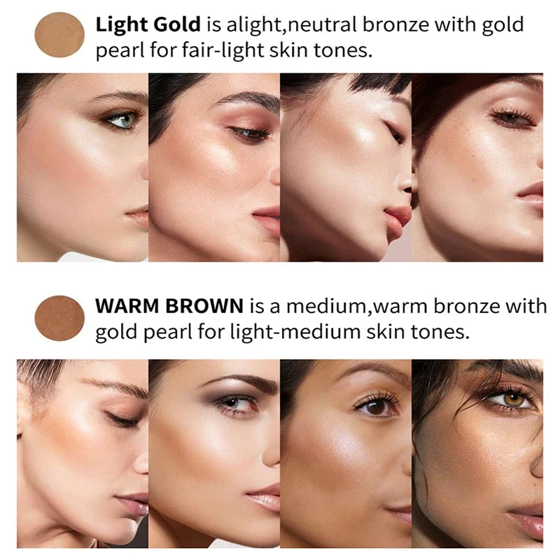 Liquid Contour Stick Long Lasting Cream Bronzer Makeup Non Stick Face Brightens & Shades Long Lasting & Smooth Face Illuminator