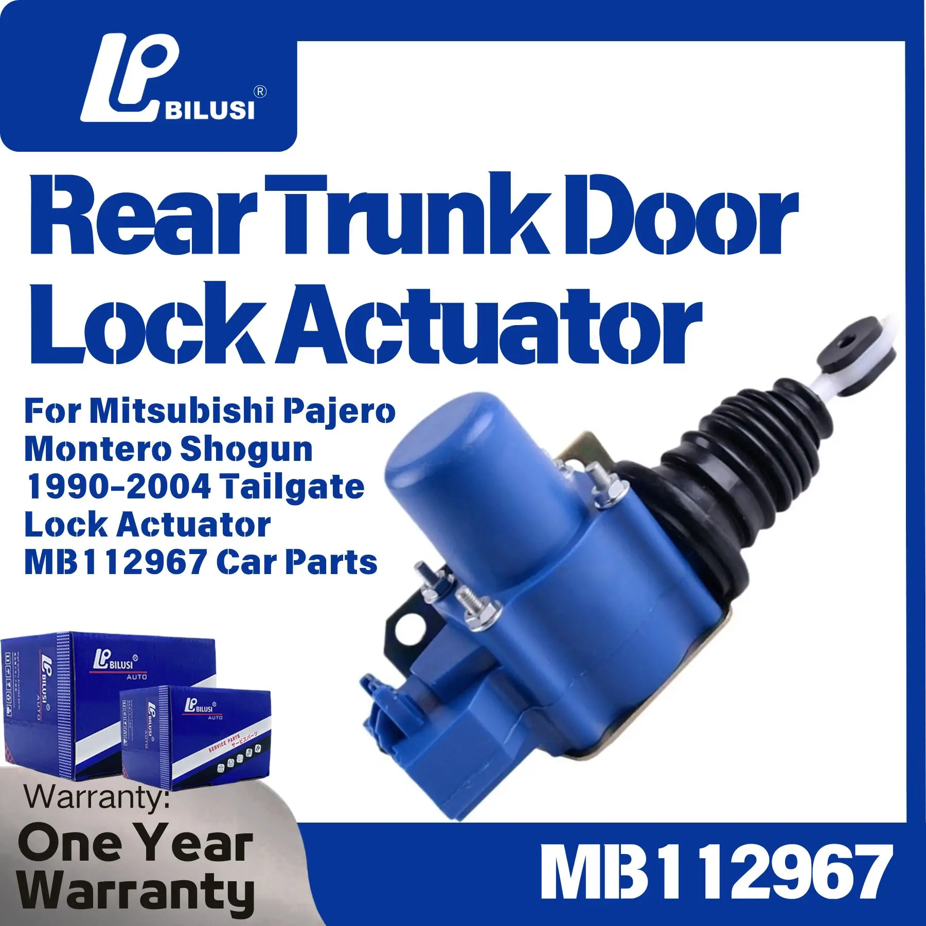 

Power Rear Trunk Door Lock Actuator Fit For Mitsubishi Pajero Montero Shogun 1990-2004 Tailgate Lock Actuator MB112967 Car Parts