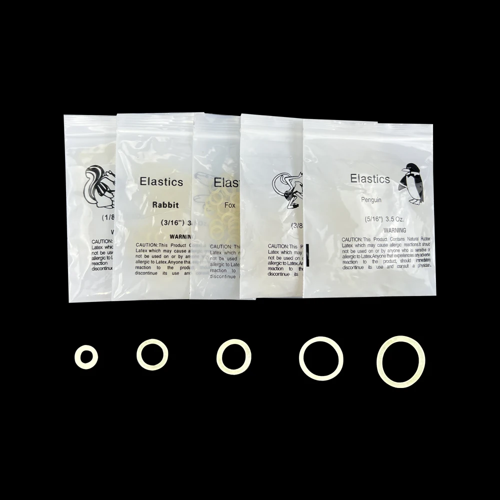 5000 Pcs/Box Dental Elastics Latex Rings Braces Dental Rubber Band Non-toxic Materials 3.5OZ Dentist Rubber Bands