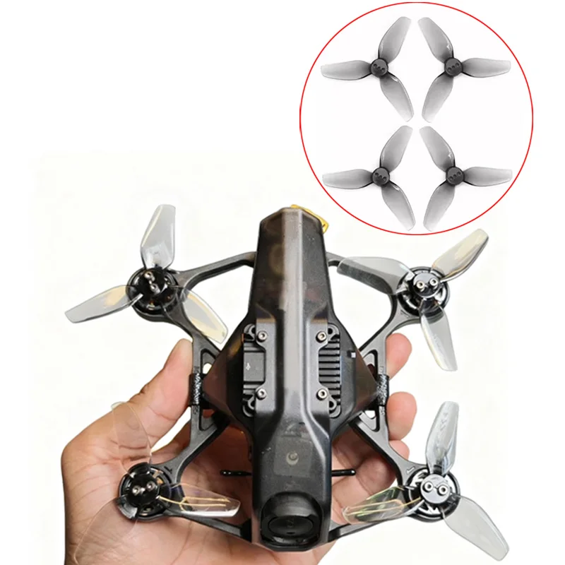 

2Pairs For Mario Mini25 HQProp T2.5x2.1x3 3-Blade Propeller 2.5 Inch Positive Negative Paddles for Racing RC Drone Flying Props