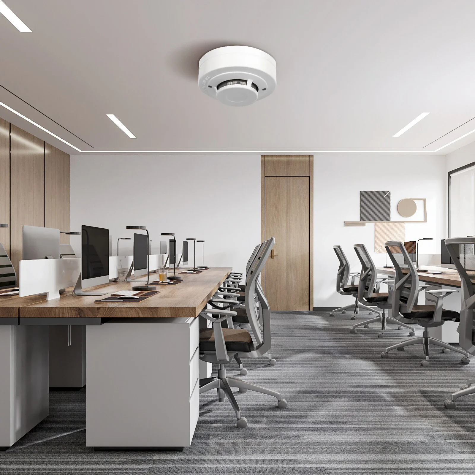 Wired Networking Sensor Smoke Detector For Host components 918 Smoke Detector Alarm For gsm alarm system