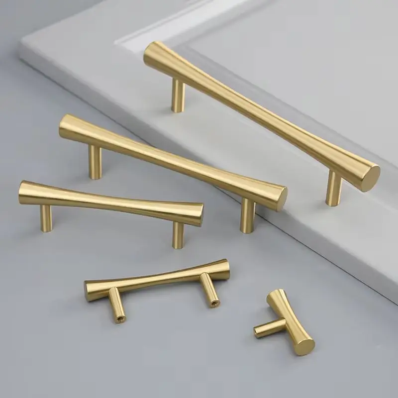 Retro 4PCS Solid Brass Furniture Pulls Handles Drawer Knobs Cupboard Wardrobe Closet Dresser Shoe Cabinet Door Pulls Pens