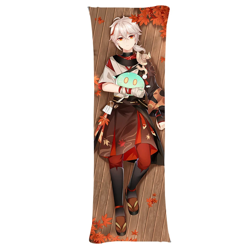 Genshin Anime Impact Kaedehara Kazuha Cosplay Dakimakura 2WAY Hugging Body Pillow Case Otaku Pillow Cushion Cover MKL