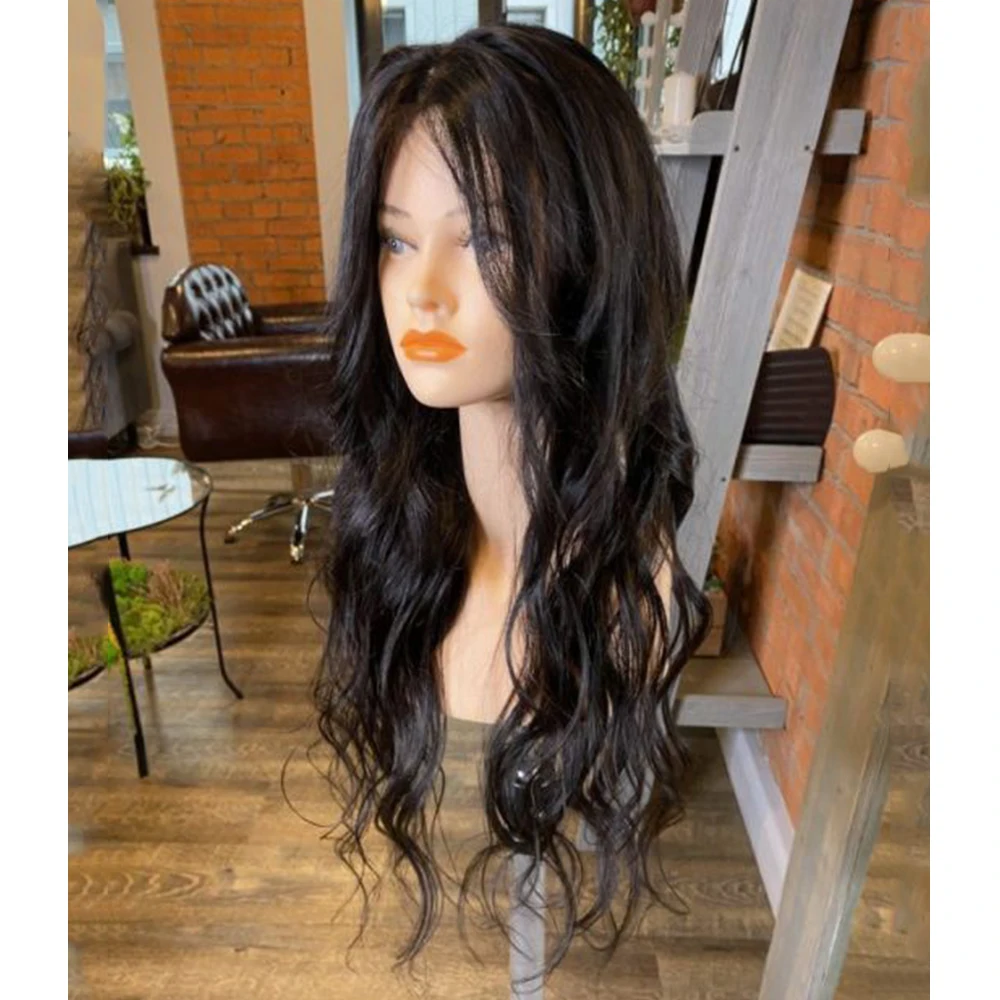 قاعدة حرير شعر بشري مموج حقيقي ، قطعة شعر علوي ، الأفضل لتساقط الشعر ، غطاء علوي رقيق ، منطقة الرأس ، 15x16 سم