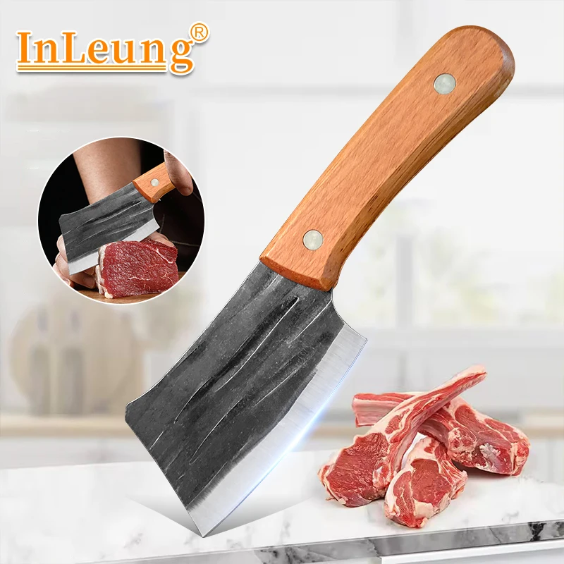 Allzweckmesser Küchenmesser Chef Fleischbeil Fisch Obstmesser Barbece Metzgermesser Holzgriff Kochen Schneiden Ausbeinmesser