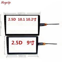 New 9/10.1Inch Black For teyes spro 2.5D glass touch screen digitizer sensor GPS Car Radio P/N CS-CTP10150-A FPC