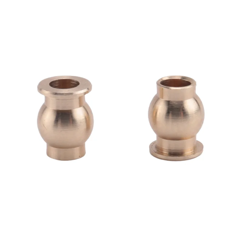 B05C-40Pcs M3 ربط قضيب كروي نحاسي رئيس تحمل ينتهي قطع غيار الترباس المشتركة ل 1/10 1/8 RC الزاحف على الطرق الوعرة اكسسوارات السيارات