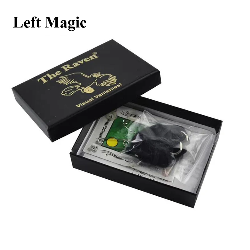 The Raven Magic Tips gimmick props Great Visual Vanishing เหรียญ Magie Close-up Street Professional Magia ผลิตภัณฑ์มายากลของเล่น