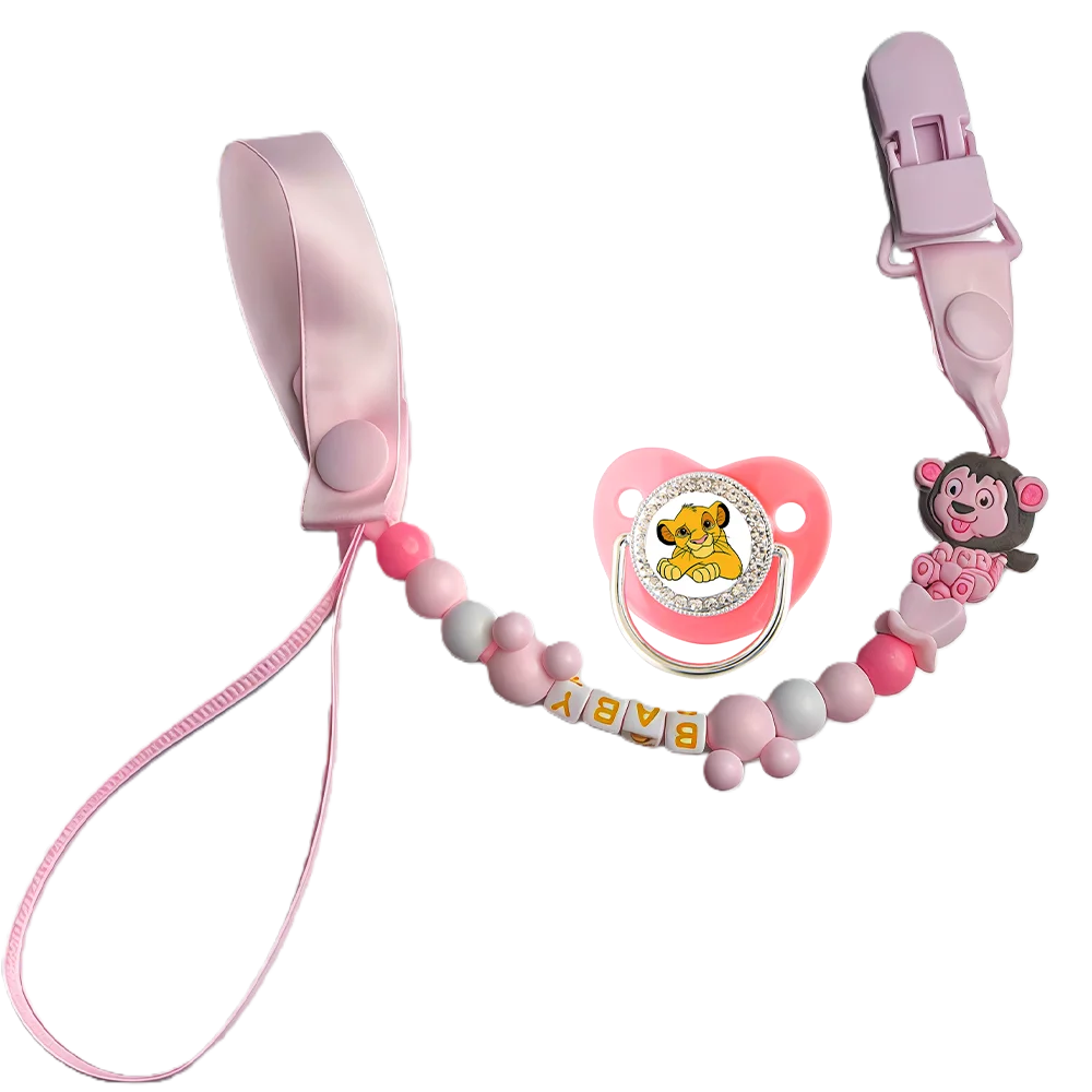 

Newly designed baby nipple with chain style snap fastener (with dust cover) Newborn shiny nipple soothing baby chain clip