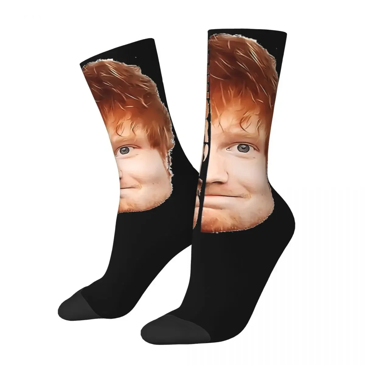 

Colorful Vintage Ed SheeranThe Mathematics Tour Basketball Socks Polyester Long Socks for Women Men